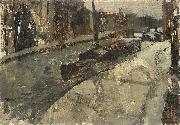 George Hendrik Breitner The Prinsengracht at the Lauriergracht, Amsterdam USA oil painting artist